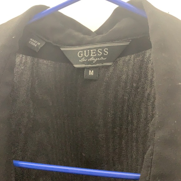 Black Chiffon Blouse - Picture 3 of 3